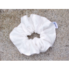 Lněná gumička Scrunchie polobělená 5 cm