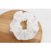 Lněná gumička Scrunchie pruhy 4 cm - SS0164