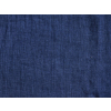 Lněná látka MODRÁ melange měkčená - LIX022
