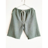 Lněné kraťasy khaki UNI - SS0168_XXL