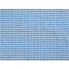 VZOREK - Lněná látka tmavě modrá kostka tenká - BLX063_01