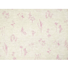 VZOREK - Floristika růžová - lněná látka měkčená
