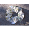 Lněná gumička Scrunchie bylinková louka 5 cm