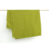 VZOREK - Lněná látka hráškově zelená 260g/m2