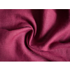 Lněná látka bordó - 185g/m2