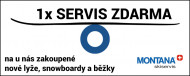 1x servis zdarma