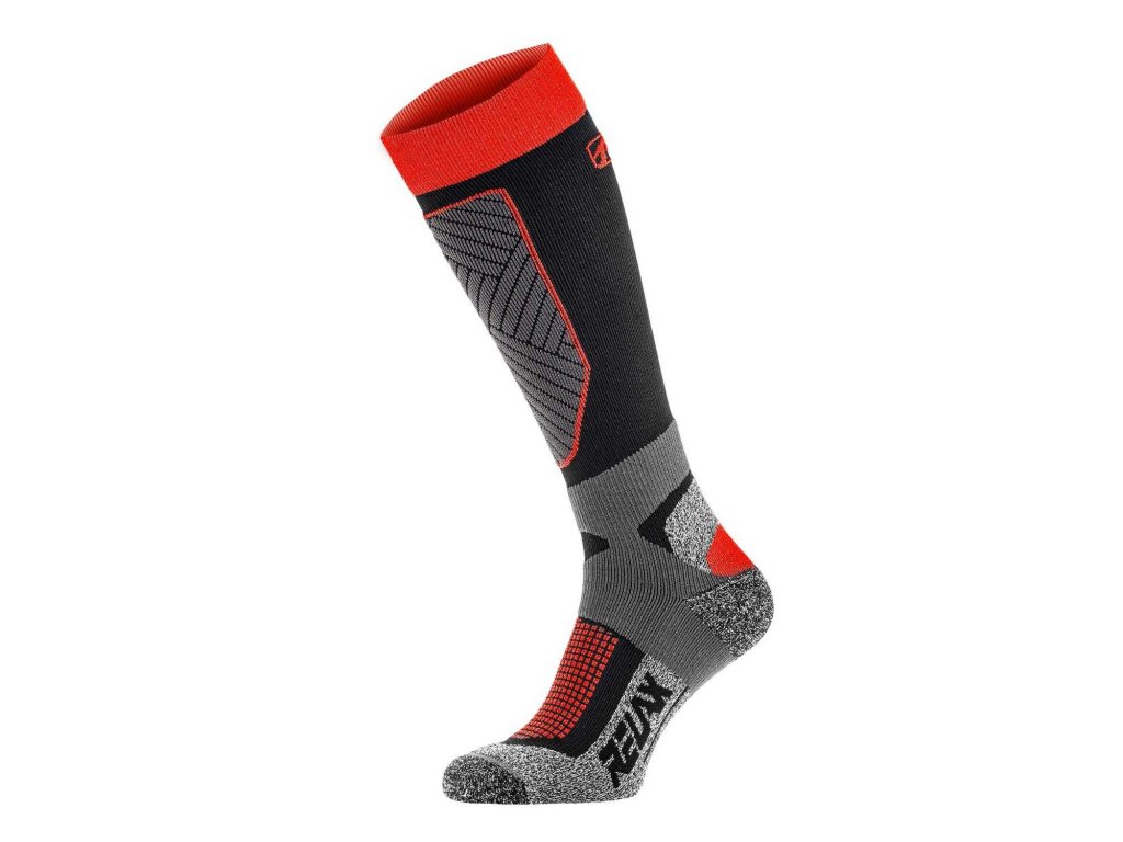 Lyžařské ponožky Relax Compress - červené