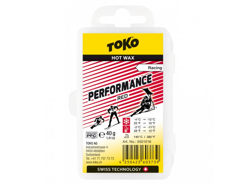 VOSK Toko Performance Hot Wax red 40g - Snowbear.cz