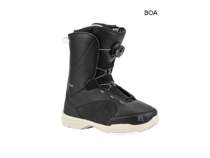 damske boty na snowboard nitro flora boa black 3 thumb 1