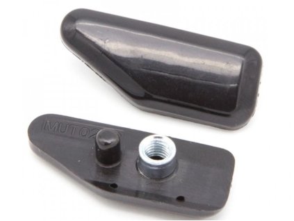 Toestrapmountingnut Alu Baseplate (Pair)