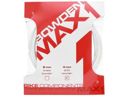 Bowden MAX1 4 mm bílý - 1m