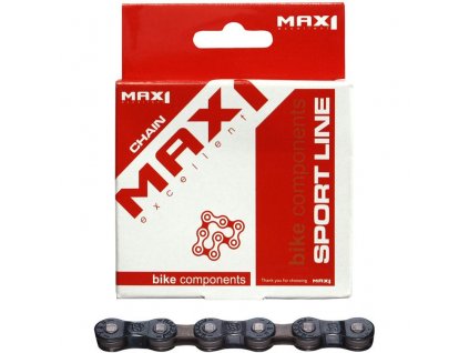Řetěz MAX1 1 speed, 116L, hnědý, se spojkou