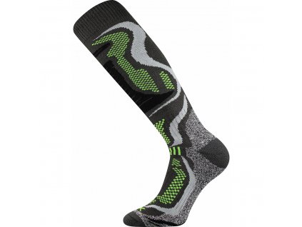 Voxx ponožky Carving - šedo-zelené
