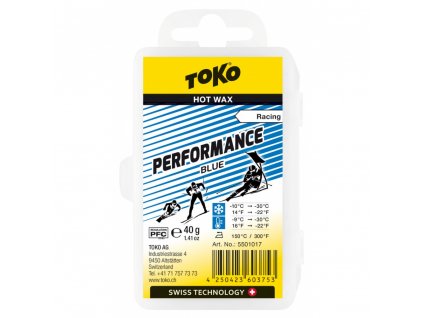 VOSK Toko Performance Hot Wax blue 40g