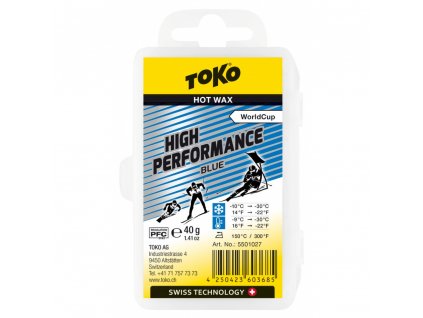 VOSK Toko High Performance Hot Wax blue 40g