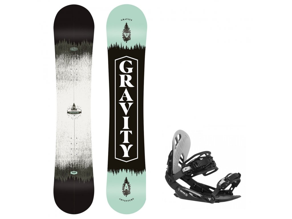 Snowboard komplet Gravity Adventure + vázání G1