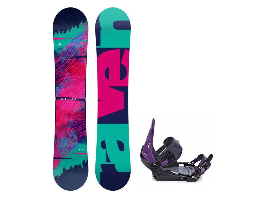2178 snowboard komplet satine vazani s200 violet