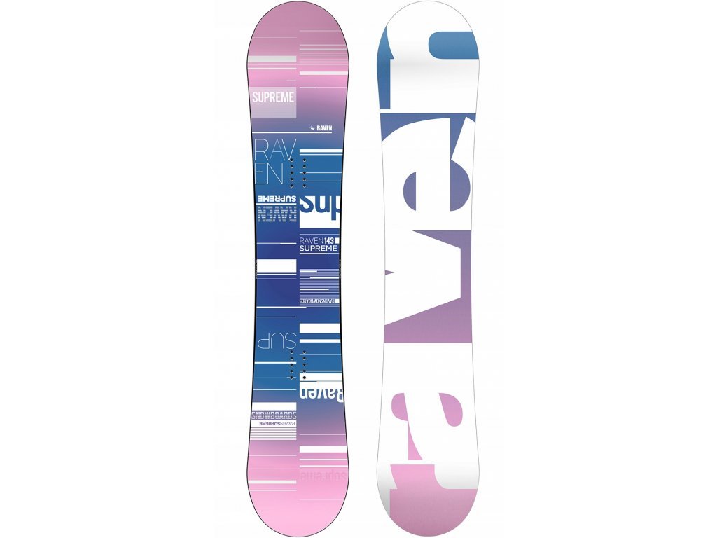 Snowboard Raven Supreme white SNOWBOARD SHOP CZ