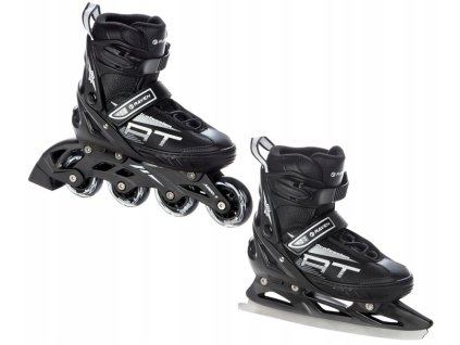 koleckove brusle 3v1 profession black nastavitelne