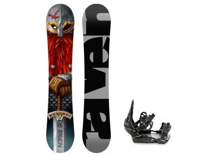 snowboard vazani raven s230 black