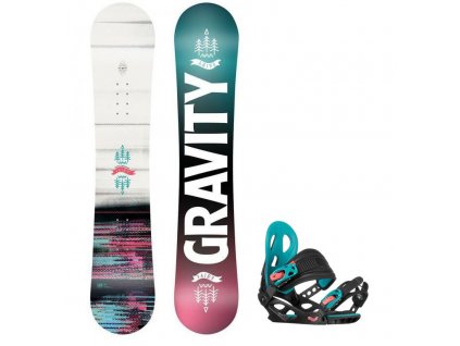 snowboard komplet gravity fairy vazani g1