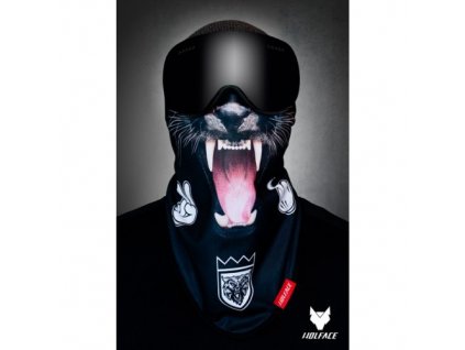 Nákrčník Wolface (bandana) Black panther
