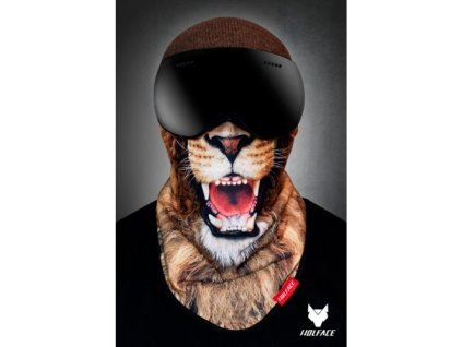 Nákrčník (bandana) Wolface Gold lion