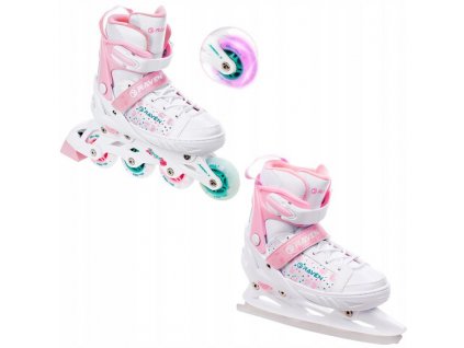 Brusle 2v1 velikostne regulovatelne RAVEN Rosi LED