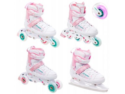 Brusle 4v1 velikostne regulovatelne RAVEN Rosi LED8