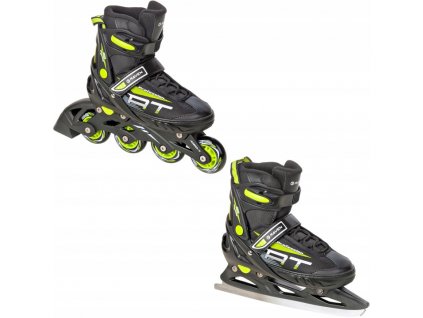 koleckove brusle 3v1 profession black lime nastavitelne