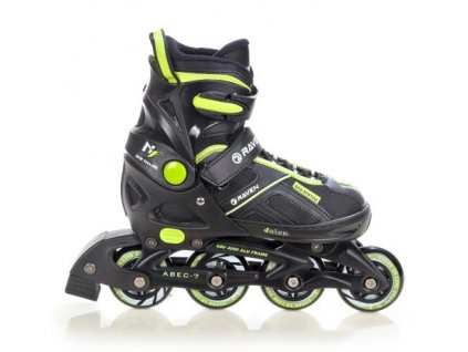 Kolečkové Inline brusle Raven Pulse black/lemon