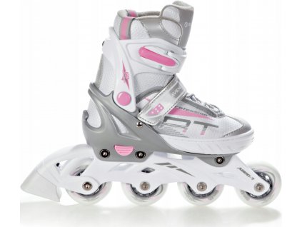 koleckove inline brusle RAVEN Profession White Pink1