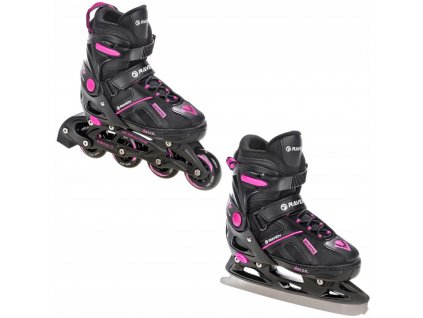 koleckove inline brusle 2v1 raven pulse fuchsia