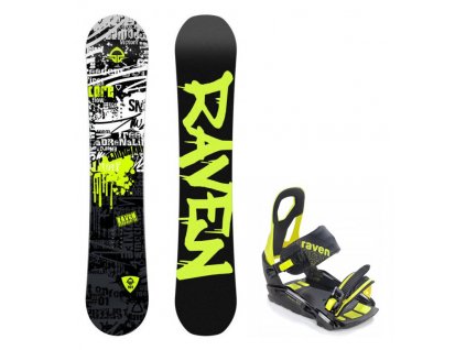 2097 snowboard komplet core junior raven S200 lime