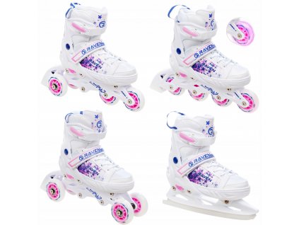 detske koleckove brusle raven meia svitici kola led 00