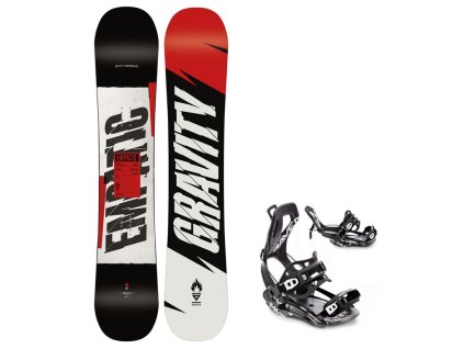 snowboard komplet gravity empatic vazani fastec