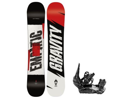 snowboard komplet gravity empatic vazani s230