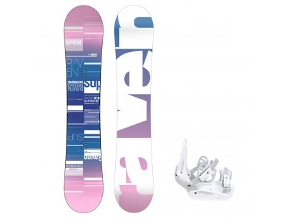 snowboard vazani raven s230 white