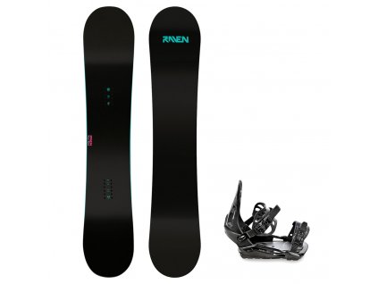 snowboard vazani raven s230 black