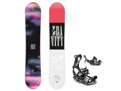 snowboard vazani raven fastec ft360 black