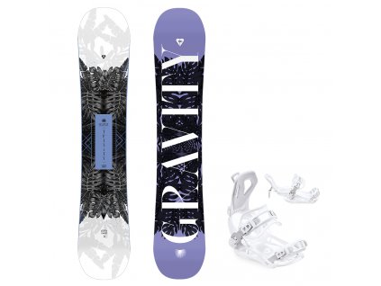 snowboard vazani raven fastec ft360 white