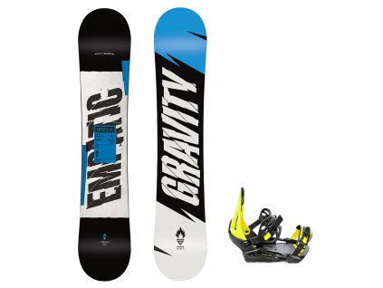 snowboard vazani raven s230 black lime