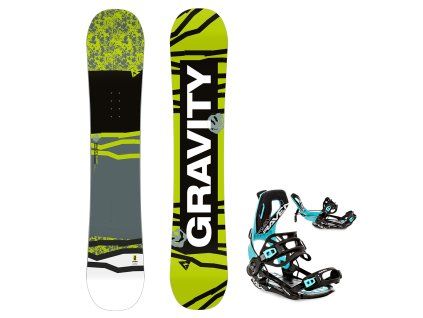 snowboard vazani raven fastec ft360 black mint