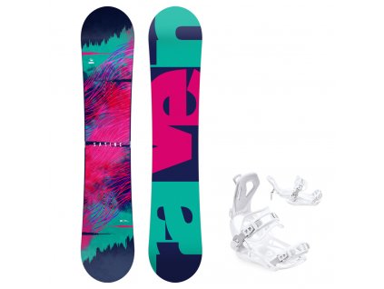 snowboard vazani raven fastec ft360 white