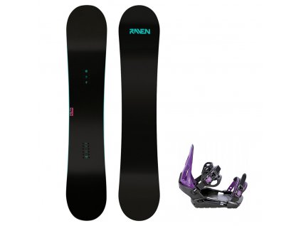 snowboard vazani raven s230 black violet