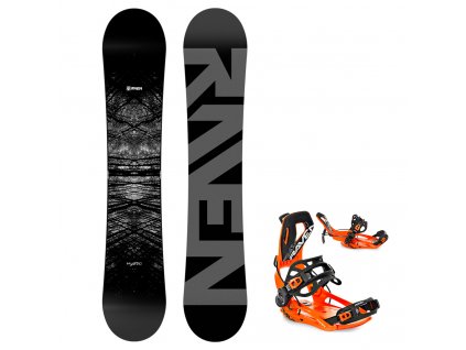 snowboard vazani raven fastec ft360 orange