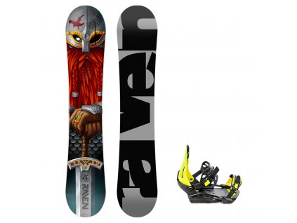 snowboard vazani raven s230 black lime