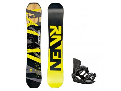 snowboard vazani raven king black