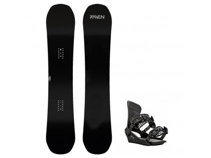 snowboard vazani raven king black