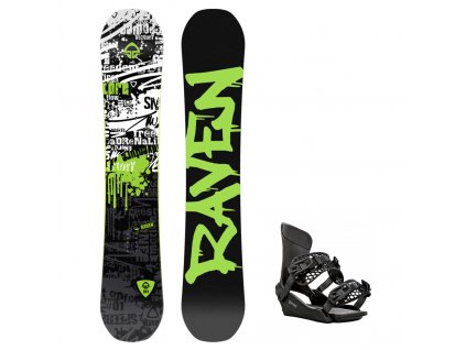 snowboard vazani raven king black